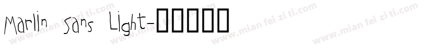 Marlin Sans Light字体转换